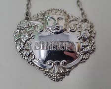 Solid silver sherry for sale  CHELTENHAM