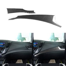 2 peças capa de painel console central fibra de carbono real para Hyundai Veloster 12-17 comprar usado  Enviando para Brazil