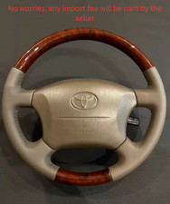 Volante Toyota Land Cruiser série 100 grão de madeira comprar usado  Enviando para Brazil
