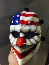 Joker Payday bandeira dos EUA arma BB máscaras de airsoft bola de tinta protetora festa DJ ao ar livre comprar usado  Enviando para Brazil