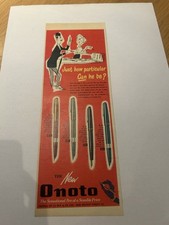 Onoto print 1956 for sale  BEACONSFIELD
