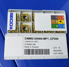 CNMG120404-MF1,CP200/SECO 10 PCS, usado comprar usado  Enviando para Brazil