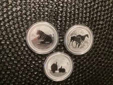 Lunar set silbermünzen gebraucht kaufen  Bad Dürrheim
