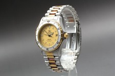 *Exc+5* TAG HEUER 2000 Professional 974.013 relógio de quartzo mostrador dourado data 200m comprar usado  Enviando para Brazil