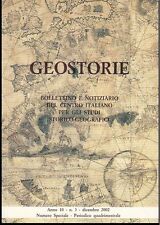 Geostorie bollettino centro usato  Italia