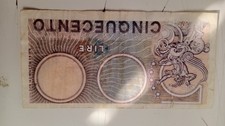 500 lire carta usato  Asciano