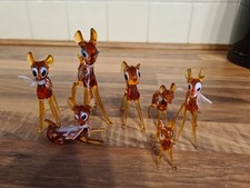 Murano glass deers for sale  STOURPORT-ON-SEVERN