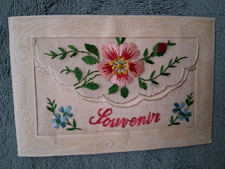 Carte postale brodée d'occasion  Montrouge