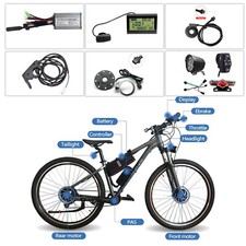 E-Bike 36V/48V KT 15A Burshless Motor Controller/Display/Throttle/PAS/Licht Set comprar usado  Enviando para Brazil