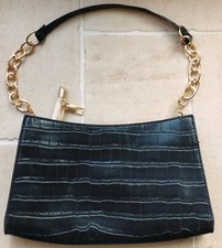 Schwarze handtasche goldfarben gebraucht kaufen  Bad Bevensen
