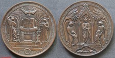 Médaille communion cuivre d'occasion  Saint-Jean-de-Sauves