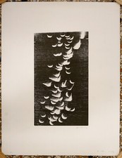 Hans hartung xilografia usato  Roma