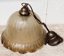 Deckenlampe schwerer pressglas gebraucht kaufen  Hilden