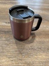 Caneca de café TAL aço inoxidável pedregulho 14 fl oz - xícara de viagem preta rosa comprar usado  Enviando para Brazil