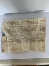 parchment document for sale parchment document for sale HARWICH