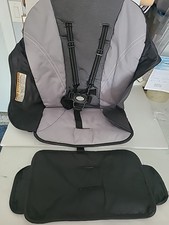 Capa de assento Baby Trend Sit N suporte duplo tecido traseiro cinza azul #SS76A80 comprar usado  Enviando para Brazil