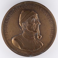 Médaille commandant cousteau d'occasion  Bihorel