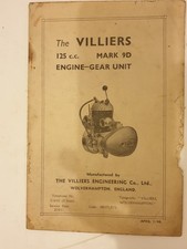 Vintage villiers 125cc for sale  CANNOCK