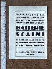 Antica pubblicità del usato  Italia