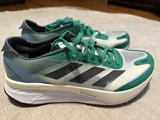 Tênis de corrida Adidas Adizero Boston 11 masculino tamanho 11 verde corte/branco 838 comprar usado  Enviando para Brazil