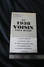 Catalogue automobiles voisin d'occasion  Deauville