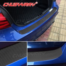 Protetor de para-choque traseiro de carro Ford Ecosport 2017+ adesivo de fibra de carbono preto, usado comprar usado  Enviando para Brazil