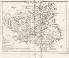 Durham. county map. for sale  LONDON