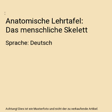 Anatomische lehrtafel menschli gebraucht kaufen  Trebbin