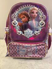 Mochila Disney Frozen Elsa & Anna 3D Face 16 polegadas rosa grande comprar usado  Enviando para Brazil