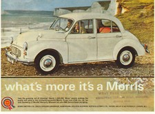 Morris minor white for sale  NEWCASTLE