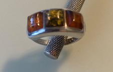 Bernsteinschmuck ring bernstei gebraucht kaufen  Hohenlockstedt