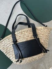 Mango basttasche handtasche gebraucht kaufen  München