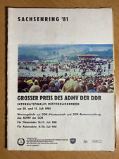 Rennprogramm sachsenring 1981 gebraucht kaufen  Freital