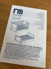 Hampstead oak cot for sale  DEWSBURY