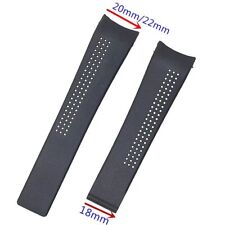 20 22 24mm pulseira de borracha e fecho para relógio TAG Heuer Carrera calibre preto comprar usado  Enviando para Brazil
