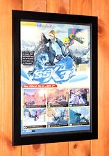  SSX 3 GameCube Xbox 360 PS2 Antigo Raro Promo Pequeno Pôster/Página de Anúncio Emoldurada. comprar usado  Enviando para Brazil