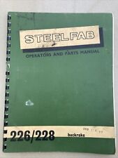 Steelfab buckrake 226 for sale  HITCHIN