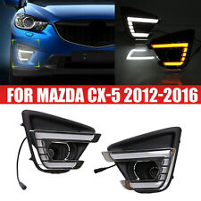 Ajuste 2012-2016 Mazda CX-5 CX5 LED DRL dianteiro luz de circulação diurna lâmpada de neblina, usado comprar usado  Enviando para Brazil