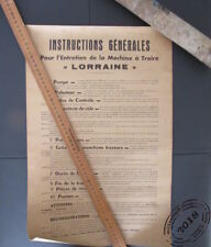 Affiche 1954 instructions d'occasion  Champigneulles