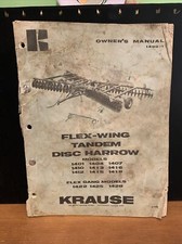 Krause flex wing for sale  El Dorado Springs