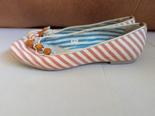 Shoes orange white for sale  BIRKENHEAD
