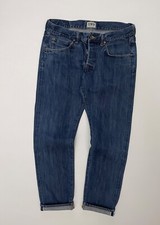 Jeans jeans masculino EDWIN ED-55 selvedge relaxado afunilado tamanho 34x32 comprar usado  Enviando para Brazil