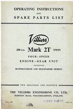 Villiers mk2t 250cc for sale  ALFRETON