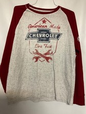 Camiseta de manga comprida vintage grande CHEVY TRUCK térmica feita nos EUA caminhão de carro comprar usado  Enviando para Brazil