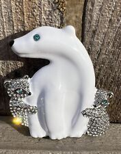 Crystal rhinestone bear for sale  Wilder