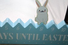 Wooden easter countdown for sale  SHREWSBURY