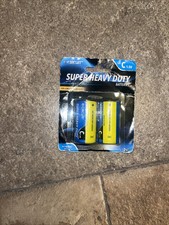 Usado, Baterias 2-PÇS PACOTE E-Circuit Super Heavy Duty Pilhas Tamanho C 1,5 volts Pilas comprar usado  Enviando para Brazil