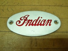Capa placa de identificação vintage NOS Indian Dirt Bike motocicleta P4 P6 70 - 75 cc comprar usado  Enviando para Brazil