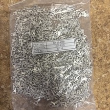 Terminal de anel, 22-16AWG, #8 tamanho do parafuso prisioneiro, não isolado, costura soldada, (1000PK NOVO) comprar usado  Enviando para Brazil