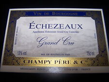 Etiquette vin echezeaux d'occasion  Quimperlé